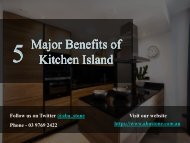 5 Major Benefits of Kitchen Island - ABA Stone