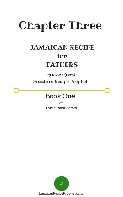 Jamaican Recipe for Fathers