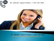 Bit- defender  Support  Phone Number +1-855-205-4069