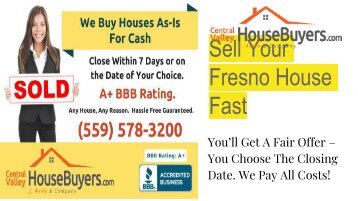 Buy My House in Easton, CA – Central Valley House Buyers