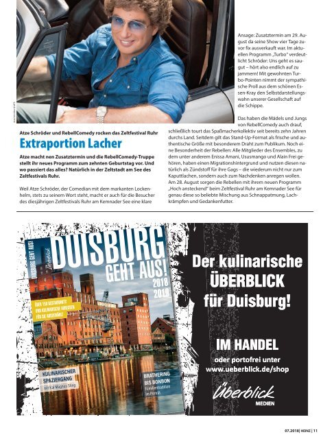 07-2018 ESSEN HEINZ MAGAZIN