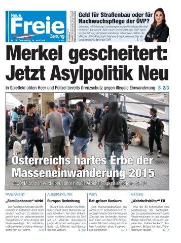 Merkel gescheitert: Jetzt Asylpolitik Neu