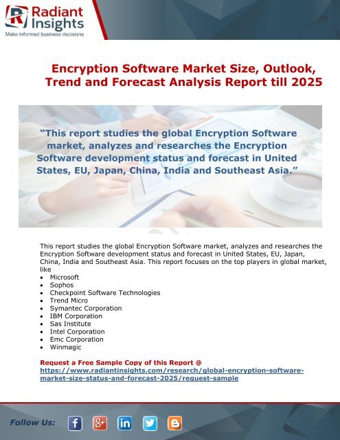 Encryption Software Market