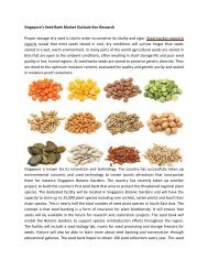 Seed Market Research Reports Consulting, Seed Business Review-Ken Research