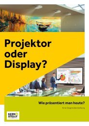 BROSCHÜRE DISPLAY VS PROJEKTOR_Kaechelen