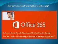 How to Cancel the Subscription of Office 365?