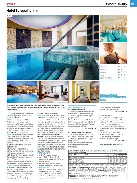 Wellness- und Vital Winter 2018/19