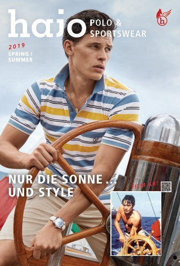 hajo Menswear "Nur die Sonne... und Style" Sommer 2019