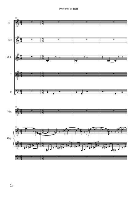 Colin Broom - Proverbs of Hell (Score)