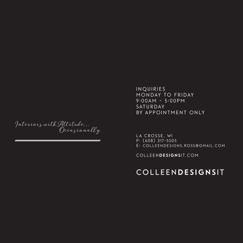 Interior Design Square Brochure-colleendesignsit