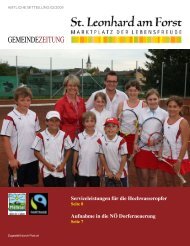 Gemeindezeitung 02/2009 (1,27 MB) - St. Leonhard am Forst