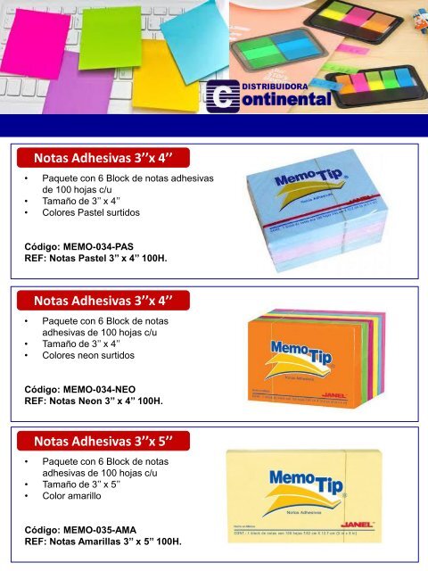 Catalogo Continental - OFICINA