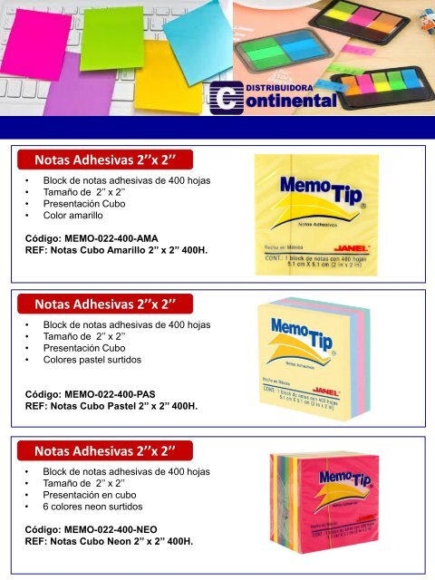 Catalogo Continental - OFICINA