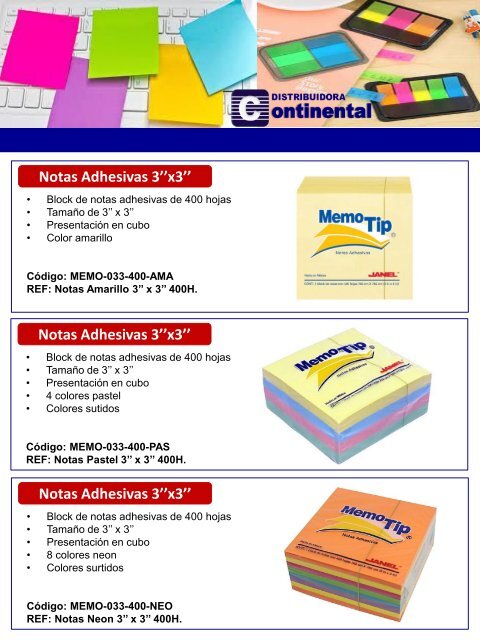 Catalogo Continental - OFICINA