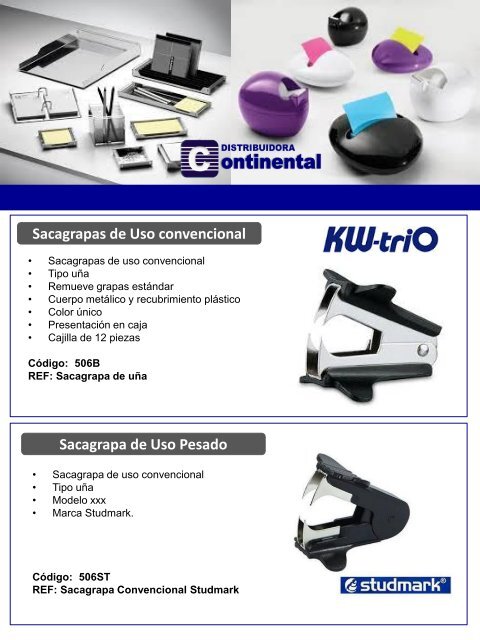 Catalogo Continental - OFICINA