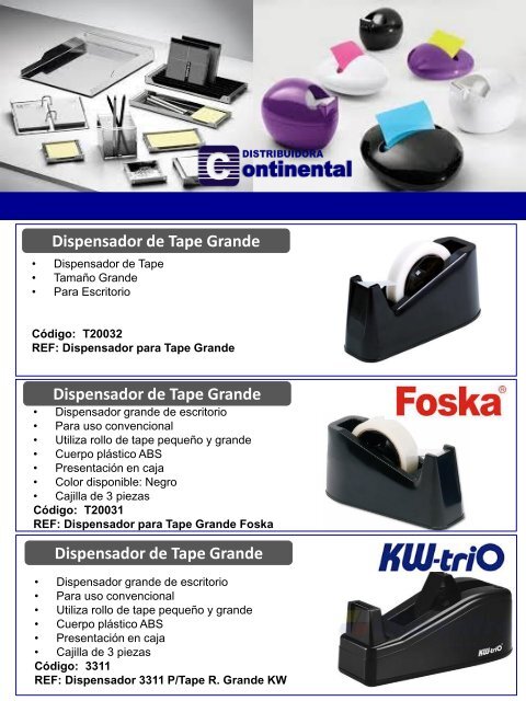 Catalogo Continental - OFICINA