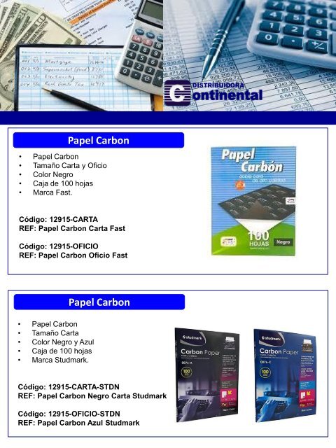 Catalogo Continental - OFICINA