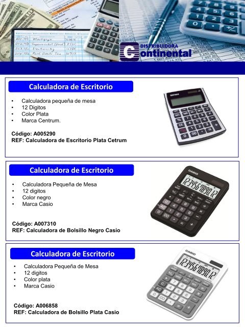 Catalogo Continental - OFICINA