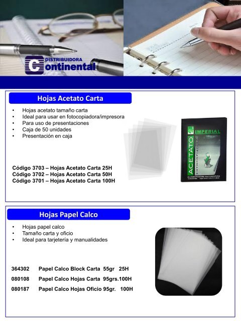 Catalogo Continental - OFICINA