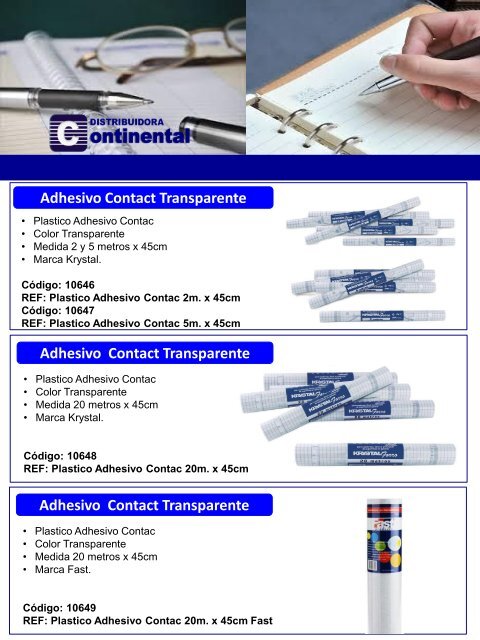 Catalogo Continental - OFICINA