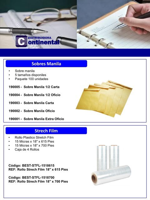 Catalogo Continental - OFICINA