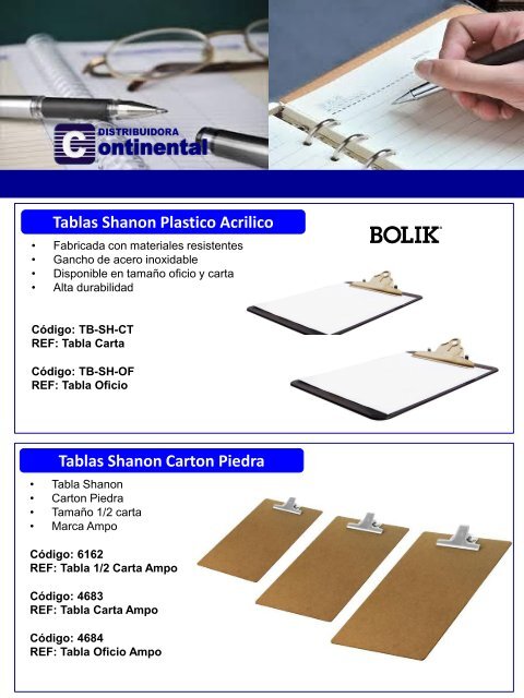 Catalogo Continental - OFICINA