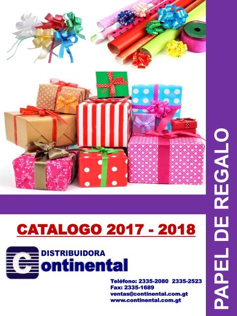 Catalogo Continental - PAPEL REGALO