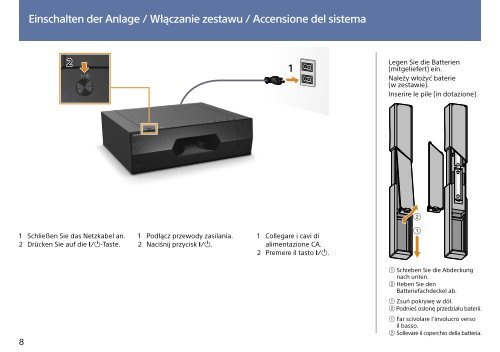 Sony HT-ST3 - HT-ST3 Consignes d&rsquo;utilisation Italien