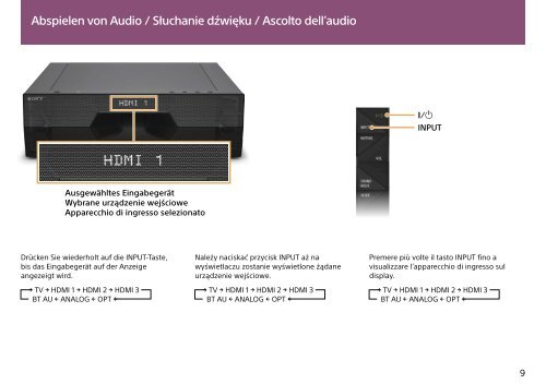 Sony HT-ST3 - HT-ST3 Consignes d&rsquo;utilisation Italien