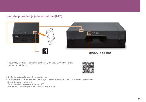 Sony HT-ST3 - HT-ST3 Mode d'emploi Croate