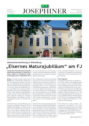 Ausgabe 9/2012 - Josephiner