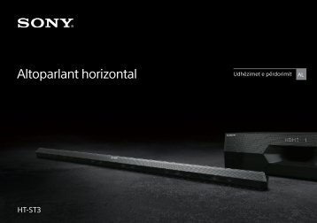 Sony HT-ST3 - HT-ST3 Mode d'emploi Albanais