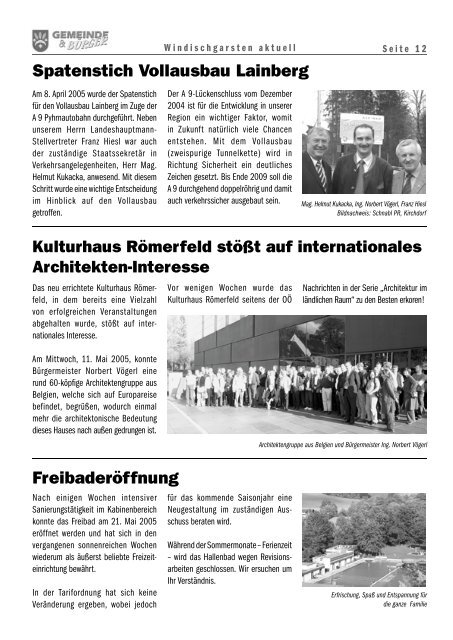 Kultursommer 2005 - Windischgarsten