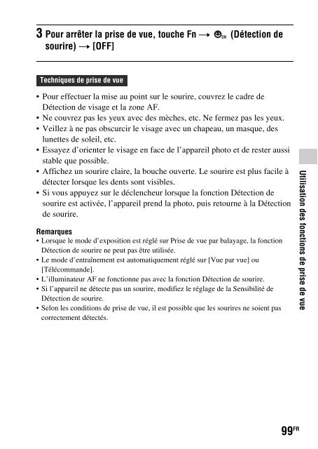 Sony DSLR-A560 - DSLR-A560 Consignes d&rsquo;utilisation