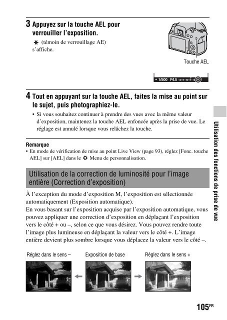 Sony DSLR-A560 - DSLR-A560 Consignes d&rsquo;utilisation