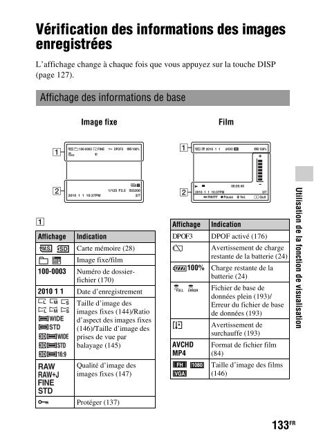 Sony DSLR-A560 - DSLR-A560 Consignes d&rsquo;utilisation