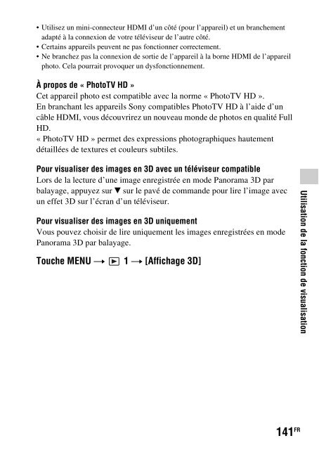 Sony DSLR-A560 - DSLR-A560 Consignes d&rsquo;utilisation