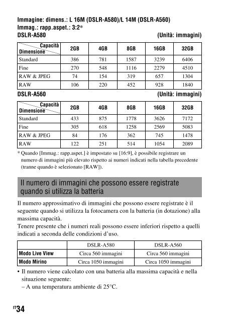 Sony DSLR-A560 - DSLR-A560 Consignes d&rsquo;utilisation