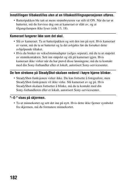 Sony DSLR-A560 - DSLR-A560 Consignes d&rsquo;utilisation Norv&eacute;gien