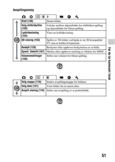 Sony DSLR-A560 - DSLR-A560 Consignes d&rsquo;utilisation Norv&eacute;gien