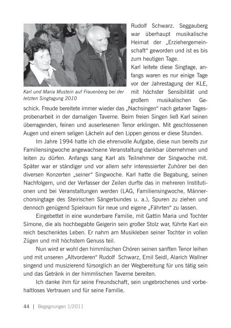 65 Jahre KLE. Reden zum Jubiläumsfest - KA Steiermark ...