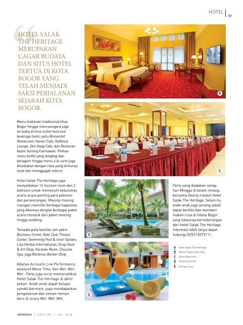 Sriwijaya Magazine Juli 2018
