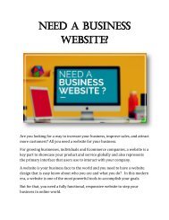 Need a Business Website?