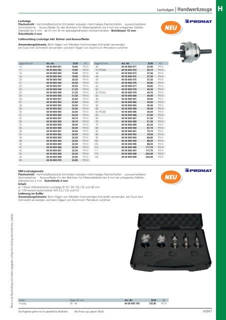 Christ Arbeitsschutz Werkzeugkatalog 2018/20