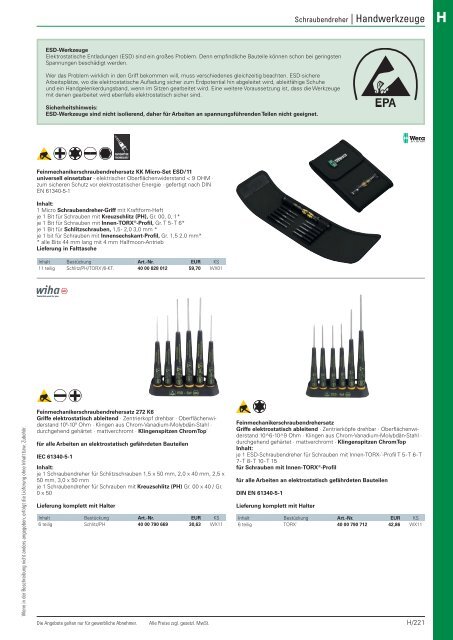 Christ Arbeitsschutz Werkzeugkatalog 2018/20