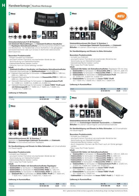 Christ Arbeitsschutz Werkzeugkatalog 2018/20