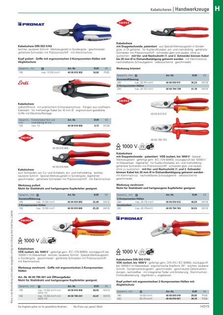 Christ Arbeitsschutz Werkzeugkatalog 2018/20