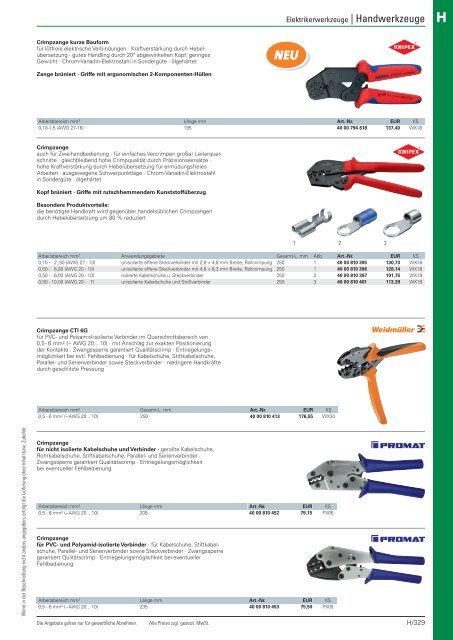 Christ Arbeitsschutz Werkzeugkatalog 2018/20