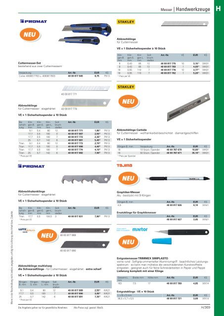 Christ Arbeitsschutz Werkzeugkatalog 2018/20