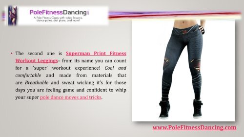 Two Stylish Leggings For Your Next Pole Dance Workout